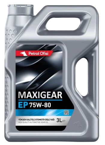 Şanzıman ve Dişli Yağı Petrol Ofisi Maxigear EP 75W-80 3 Litre Manuel Araçlar İçin
