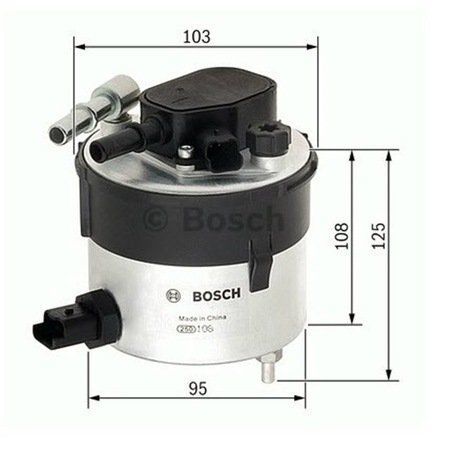 Ford Focus 1.6 TDCi Mazot Yakıt Filtresi 2003 - 2012 Modeller Arası Bosch Marka