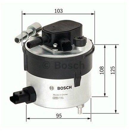 Volvo S80 II 1.6 D Mazot Yakıt Filtresi 2009 - 2011 Modeller Arası Bosch Marka