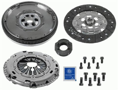 Audi A3 1.9 TDI Volantlı Debriyaj Seti 2003 - 2010 Modeller Arası Sachs Marka