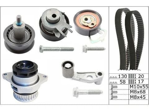 Seat Leon 1.6 16V Triger Seti Devirdaimli 2000 - 2006 Modeller Arası INA Marka 130x20