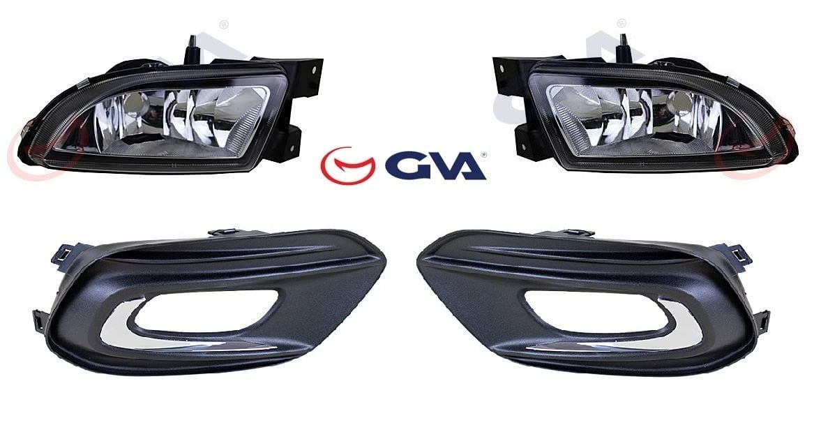 Fiat Egea Ön Tampon Sis Farları ve Çerçeveleri Sağ-Sol Takımdır 2015 - 2020 Modeller Arası Uyumludur