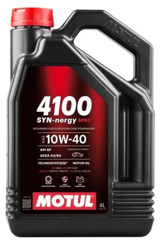 MOTUL 4100 SYN-NERGY SPEC 10W40 4 Litre Dizel ve Benzinli Araçlar İçin
