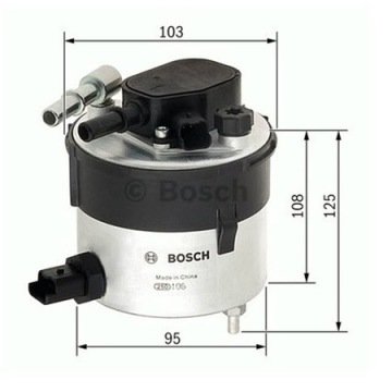 Ford C-MAX 1.6 TDCi Mazot Yakıt Filtresi 2003 - 2010 Modeller Arası Bosch Marka