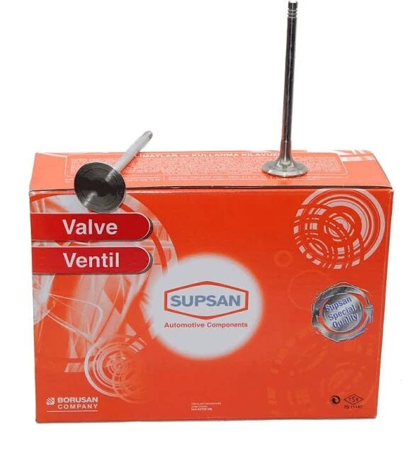 Fiat Tofaş SLX Tempra Tipo Uno Subap Takımı Emme Egsoz 1.4 Motorlar için Supsan Marka ( 8 Adet )